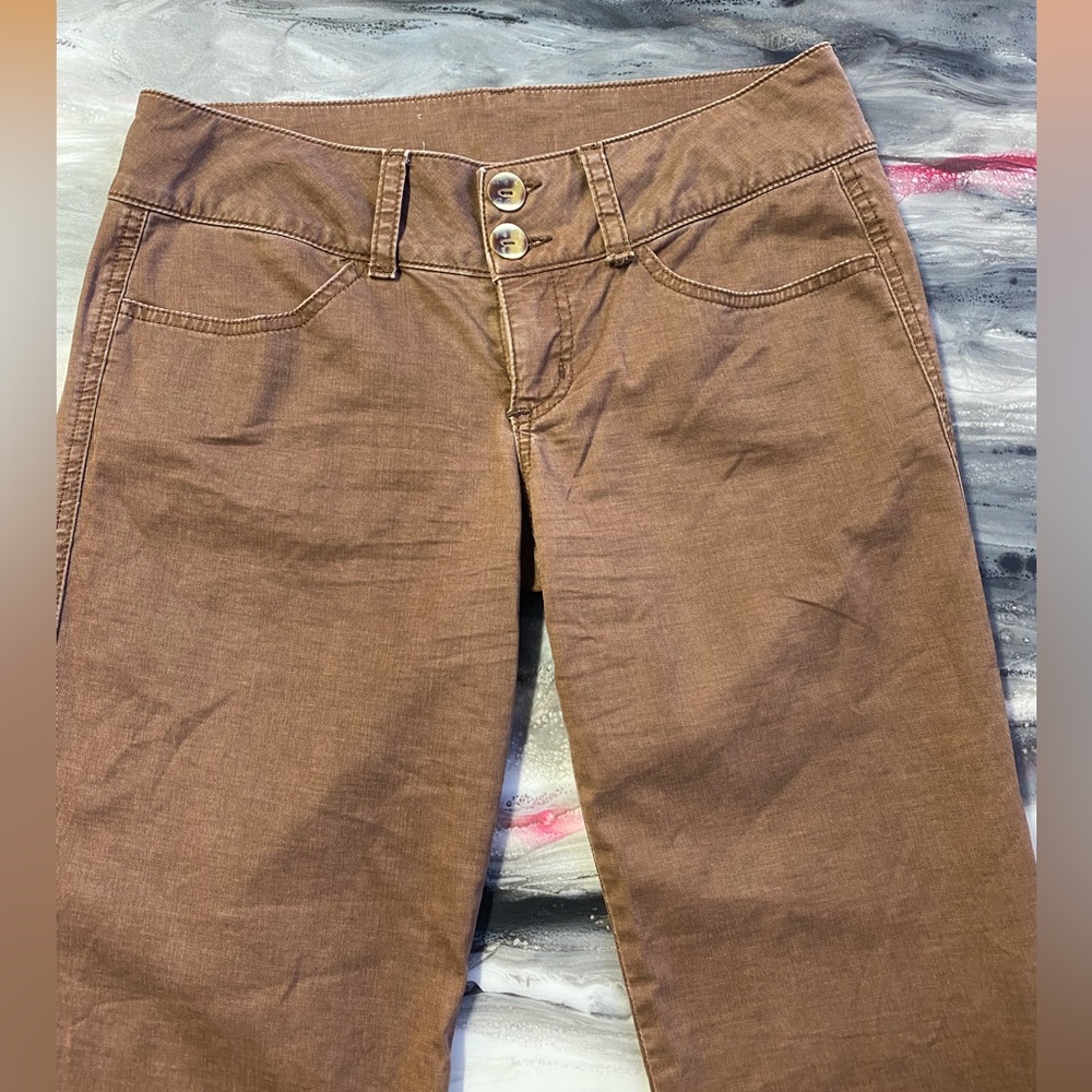 Cloth & Stone Anthropologie Wide Flare Leg low rise pant